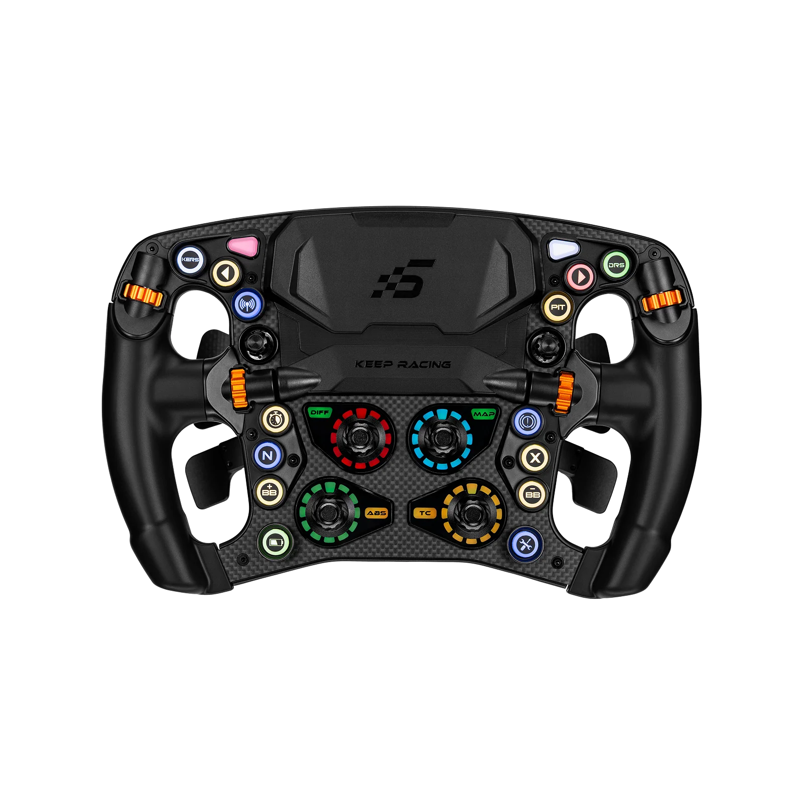 SIMAGIC Zeus Formula 280 mm steering wheel with RGB buttons and display cover